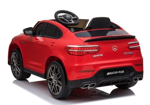 Auto na akumulator Mercedes GLC 63S QLS-5688 Czerwony 4x4 Auto na akumulator Mercedes GLC 63S QLS-5688 Czerwony 4x4