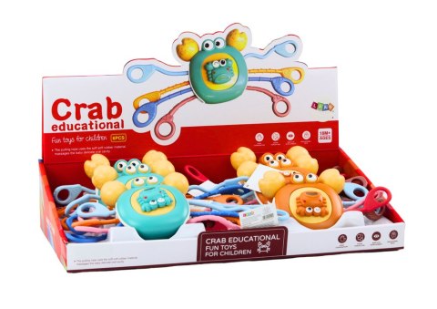 Interaktywny Sensoryczny Krab Edukacyjny Gryzak Dla Dzieci Interaktywny Sensoryczny Krab Edukacyjny Gryzak Dla Dzieci