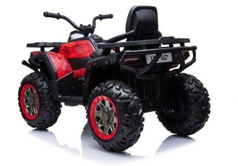 Quad na Akumulator XMX607 Czerwony Lakier Spider Quad na Akumulator XMX607 Czerwony Lakier Spider
