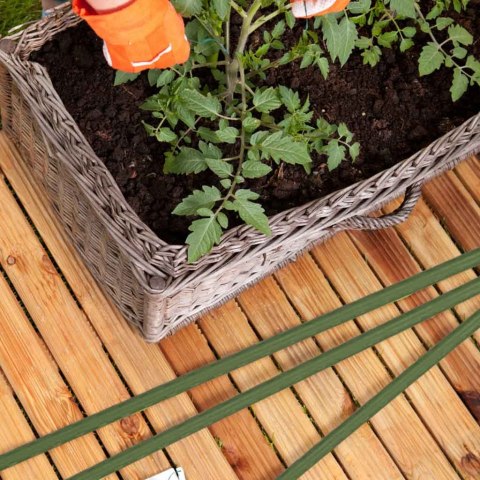 Tyczka palik do pomidorów roślin 120 cm 10 szt Tyczka palik do pomidorów roślin 120 cm 10 szt