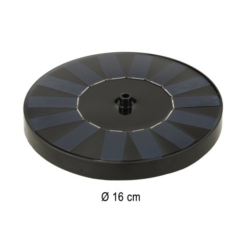 Fontanna solarna ogrodowa pływająca 16cm Fontanna solarna ogrodowa pływająca 16cm