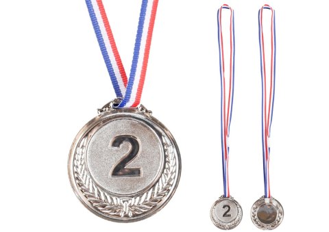 Srebrny Medal Drugiee Miejsce Nagroda Trofeum Cynkowy 6,5cm Srebrny Medal Drugiee Miejsce Nagroda Trofeum Cynkowy 6,5cm