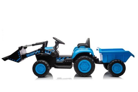 Traktor Na Akumulator Z Łyżką BW-X002A Niebieski Traktor Na Akumulator Z Łyżką BW-X002A Niebieski