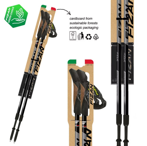 Kije Nordic Walking FIZAN SPEED czarne Kije Nordic Walking FIZAN SPEED czarne