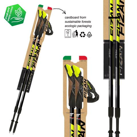 Kije Nordic Walking FIZAN SPEED żółte Kije Nordic Walking FIZAN SPEED żółte