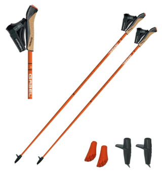 Kije Nordic Walking GABEL X 1.35 ACTIVE Orange
