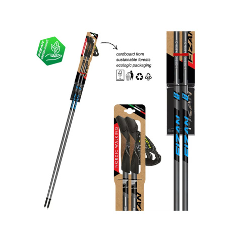 Kije Nordic Walking FIZAN RUNNER niebieskie - 40% Carbonu Kije Nordic Walking FIZAN RUNNER niebieskie - 40% Carbonu