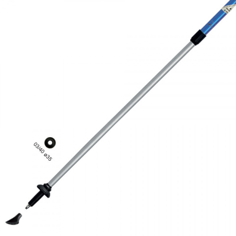 Kije Nordic Walking GABEL VARIO S – 9.6 Blue / Jeans Kije Nordic Walking GABEL VARIO S – 9.6 Blue / Jeans