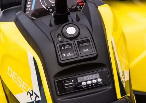 Quad na Akumulator XMX607 Żółty Quad na Akumulator XMX607 Żółty