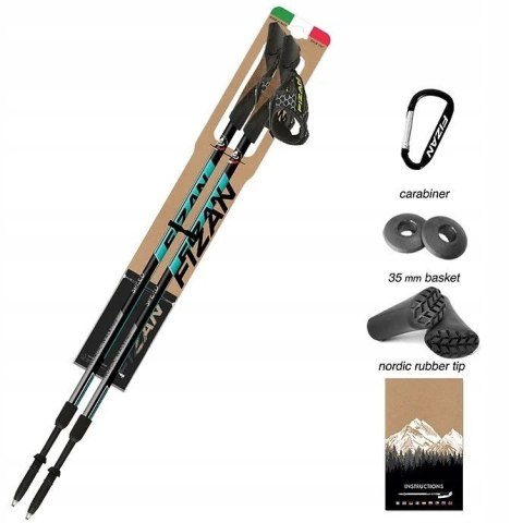 Kije Nordic Walking FIZAN SPEED morskie Kije Nordic Walking FIZAN SPEED morskie